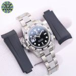 ROLEX GMT-Master II 904L Steel 40mm Etc2836 Movement Black Watch